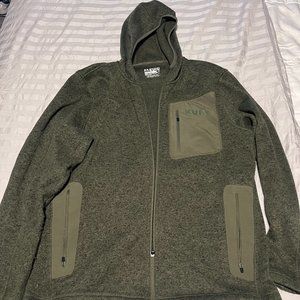 KUIU Green Zip Up Sweater